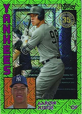 Amazon.com: 2019 Topps Series 1- Aaron Judge - 1984 Topps 35th Anniversary Throwback Silver Pack ...