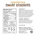 Bitsy's Multi-Pack Organic Smart Crackers Cheddar Chia Veggie 5 Count Snackpacks (Pack of 6) Healthy Organic Nut-Free Snacks with Fruits and Vegetables for Kids