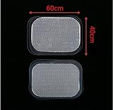 Ab Toner- Abdominal Muscle Toner Muscle Training Gear Suitable for Men & Women Pads for Abdominal Toning , Replacement Gel Pads for Abdominal Toning Belt Muscle Toner,( 2pcs/packs, 10packs/bag)