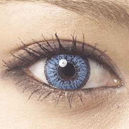 Amazon ヴィーナスアイズクラシックカラー エッジブルー 度なしカラコン 2枚入り ヴィーナスアイズクラシックカラー ソフト コンタクトレンズ