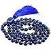 SUNYIK Lapis Lazuli Wrap Bracelet,Beaded Necklace Tibetan Buddhist Mala Prayer Beads