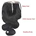 Beata Hair Brazilian Lace Closure Body Wave 12inch Middle Part Human Hair Closure Bleached Knots with Baby Hair