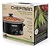Chefman XL 7 Qt. Slow Cooker, All-Natural, Glaze & Chemical-Free Pot, Stovetop or Oven Cooking, Dishwasher Safe Crock; Naturally Nonstick & Paleo-Friendly, Low-Lead Stoneware, Bonus Recipes Included
