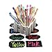 60 Glitter Gel Pens for Adult Coloring Books, Assorted Fine Point Color Pen Including Neon, Metallic, Pastel and Classic. Non-Toxic, Long Lasting Ink, Acid Free, and Smooth Ink Flow.