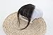 Ugeat Remy Human Hair Pieces Front Clip in Hair #1b Natural Black Color Fringe Hair Extensions with Hair Temples