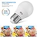 AED Lighting 3W LED Bulbs, 25W Incandescent Bulb Equivalent, Not Dimmable 250lm Warm White 2700K G14 E26 Base LED Small Light Bulbs for home, 4-Pack