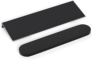 Richboom Ergonomic Computer Keyboard Stand - Tilt PC Keyboard Stand Riser for Easy Typing, Acrylic Keyboard Tray Holder for Office Desk, Home, School, with Silicone Anti-Slip Case, Black