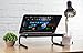 VIVO Black Ergonomic Computer Monitor, Printer, and Laptop Riser Stand with Vented Metal 14.5 inch Platform STAND-V000E