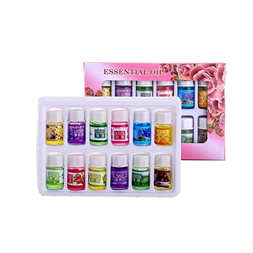 Water Soluble Essential Oil Sets Relax Kit, 12 Pack Difussers Essential