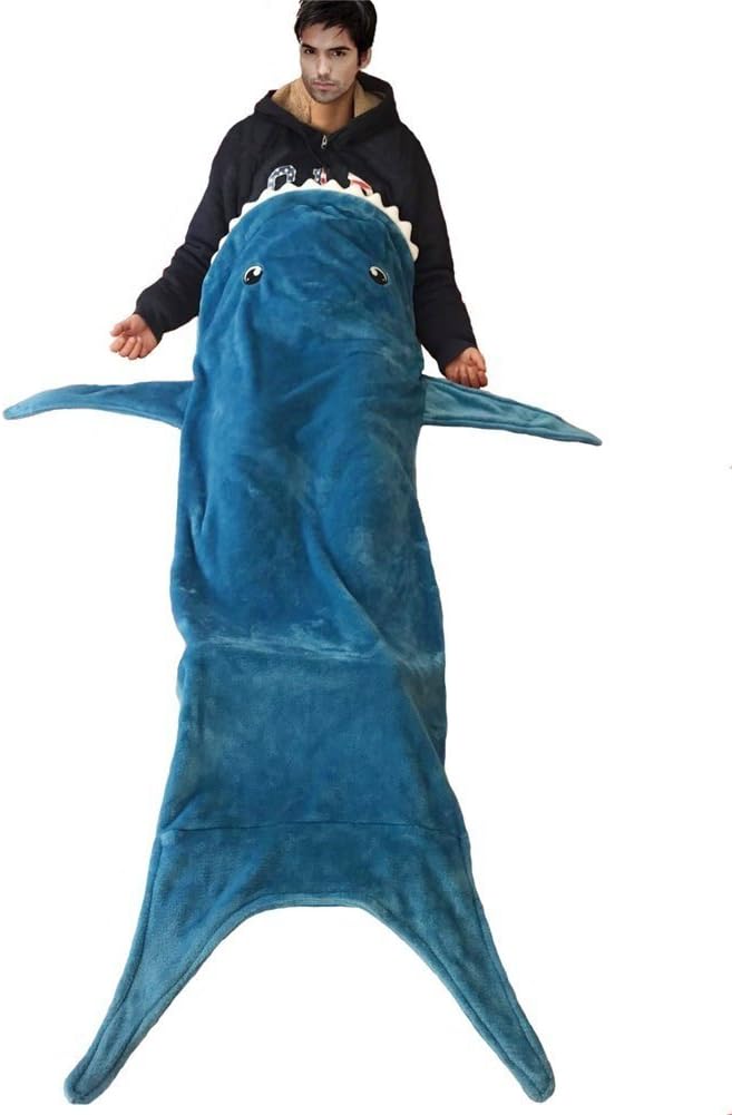 Shark Tail Blanket - 71” In Length, Plus Size&Super Soft Premium Quality Guaranteed Shark Throw Blanket As Seen on TV