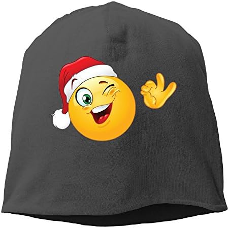 Smiley Emoji Faces Christmas Women/Men Wool Hat Soft Stretch Beanies Skull Cap Unisex