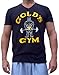 Gold's Gym G150 T Shirt V-Neck Old Joe Logo