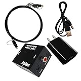 Easyday New Digital Optic Coaxial RCA Toslink Signal to Analog Audio Converter Adapter with 1.5m Optical Cable