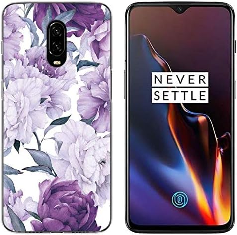 mellonlu Compatible with OnePlus 6T Case, Luxury Cute Slim Soft TPU Silicone Rubber Shockproof Protective Phone Case for OnePlus 6T 2018