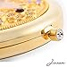 Birthday Butterfly Gifts For Women / 24K Gold Electroplate Makeup Vanity Mirror By Jinvun/Stunning Folding Mirror With Magnification For Applying Make-Up, Eye Shadow & More/Pocket Cosmetic Mirror