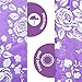 Metronic Purple Floral Poly Mailers 10x13 Designer Mailers, 100 Pack, Self-Seal Shipping Bags, Packaging for Small Business, Packaging Bags, Shipping Envelopes, Shipping Bags for Clothing, Boutique