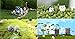 Ecooy 90 Pieces Miniature Fairy Garden Ornament Kit for DIY Dollhouse Decor with Storage Box