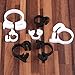 Hilitchi 52-Pcs Heavy Duty Speedy Double Snap Grip Plastic Nylon Ratcheting Hose Clamps Assortment Kit