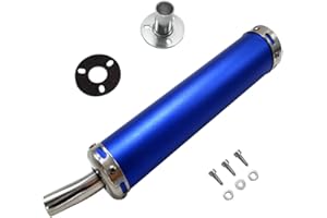 BADASS SHARKS Aluminum Universal Motorcycle Racing Modified Exhaust Pipe Muffler Silencer Gasket 2 Stroke For Honda NSR150 NSR250 P2 P3 P4 TZR125 TZM150