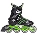 K2 Skate Men's F.I.T. Pro 84 Inline Skates, Black/Green, 12
