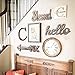Blessed Freestanding Cutout Sign Made of Wood, Rustic Home Gallery Wall Decor