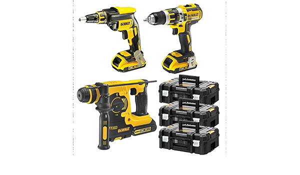 KIT DEWALT PLADUR 2AH: DCD791 + DCH253 + DCF620 : Amazon.es: Bricolaje y  herramientas