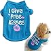 Howstar Pet Shirts Super Cute Puppy T Shirt Kisses Printed Dogs Summer Vest Costumes Cat Tank Top (M, Blue)