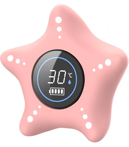 Thermomètre De Bain Bébé Éléphant Numérique LED - Étanche, Alarme Haute/Basse Température, Sécurisé
