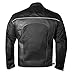 New Men's Razer Motorcycle Biker Armor Mesh & Leather Black Riding Jacket L