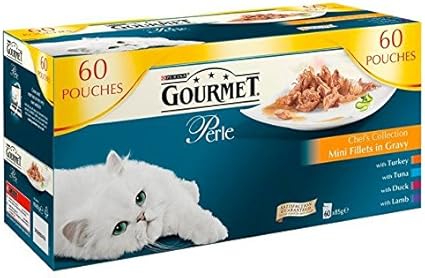 gourmet cat food 60 pouches