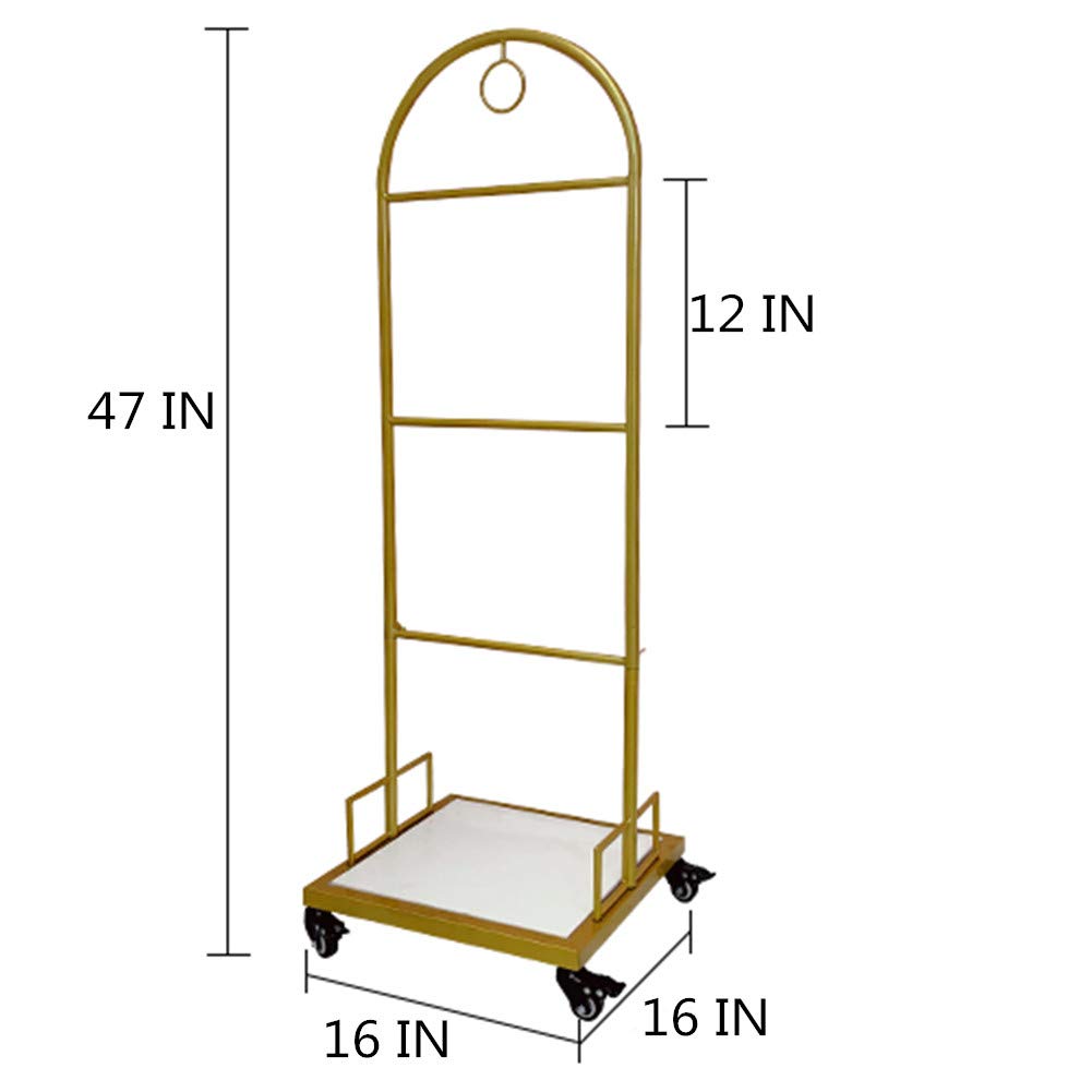3Tier Vintage Boutique Rolling Rack for Hanger storage Clothing store