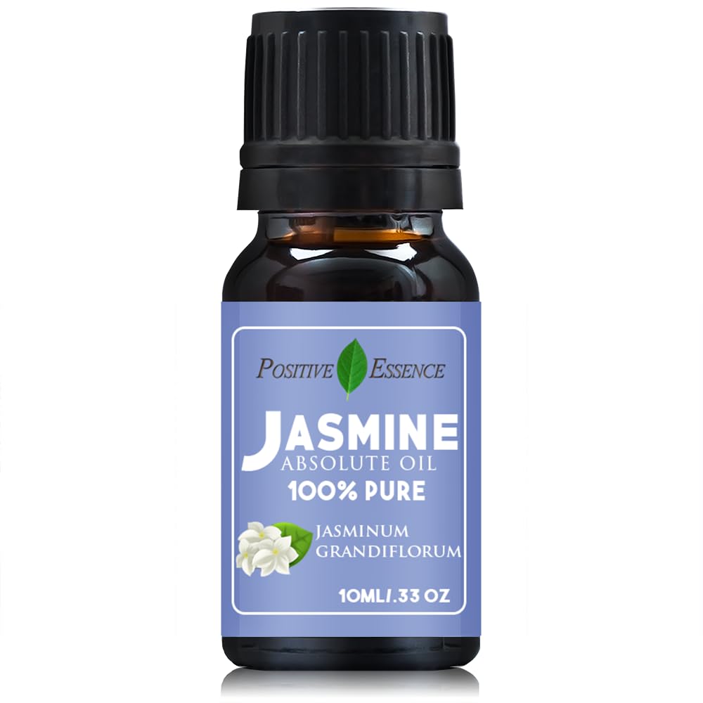 Jasmine Essential Oil, Pure Jasmine Essence, Theaputic Grade Jasmium Oil, 10ml Aromatherapy Oil