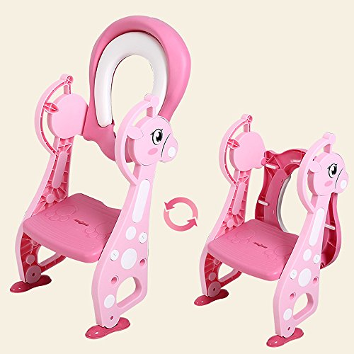 image for HPMM New Update Safety Potty Chair, Toddler Plastic Potty Training Toi