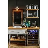 EdgeStar CWR531SZ 24 Inch Wide 53 Bottle Built-In Wine Cooler - Stainless Steel/Black