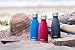 MIRA 12 Oz Stainless Steel Vacuum Insulated Water Bottle - Double Walled Cola Shape Thermos - 24 Hours Cold, 12 Hours Hot - Reusable Metal Water Bottle - Leak-Proof Sports Flask - True Blue