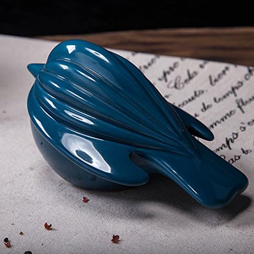 Decorationbd Creative Ceramics Small Animal Bird Ornaments Home Furnishing Living Room Window Bookcase Cabinet Tv Cabinet Decor Decoration Room,Navy Blue