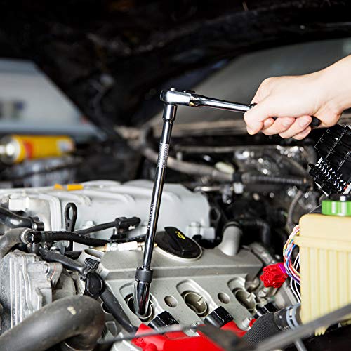 9/16-Inch Spark Plug Swivel Socket, 3/8" Drive X 6" Total Length Enh - .c