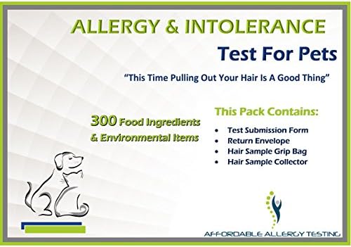 Pet Food Sensitivity and Intolerance Test by Affordable Allergy Test -- At Home Test for Dogs, Cats and More(1, Pet)