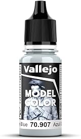 Vallejo Model Color Pale Greyblue 17 ml Acrylic Paint Eyedropper Bottle view 1