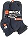 AND1 12 Pairs Grey Quarter Cut Socks Mens Size 6-12.5 and 1 Ankle Grey
