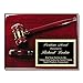 Gavel Plaque Judge Court Attorney Law Lawyer Gift Rosewood Gloss Award - 9