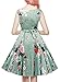 IHOT Vintage Tea Dress 1950's Floral Spring Garden Retro Swing Prom Party Cocktail Dress For Women