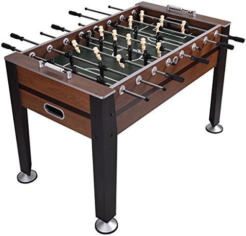sbcg Large 54" Inch Indoor Arcade Game Foosball/Football Table for Recreation Living Room College Dormitory, Sturdy and Strong Built (Dark Brown, 54)