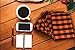 Urban Villa Cotton Dinner Napkins Set of 12, 20x20 Inche Soft Premium Cotton Napkins, Hotel Quality Highly Absorbent, Reusable & Washable Mitered Corner Table Dinner Napkins - (Orange/Black, Checkerd)