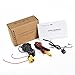 Waterproof HD Backup Camera 130°Viewing Angle Night Vision NTSC, Rear/Front/Side View Camera with Scale Line 330D06