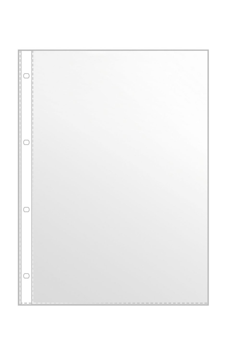 Veloflex 4345000 Punched Pockets PP DIN A4 Transparent (Pack of 100)