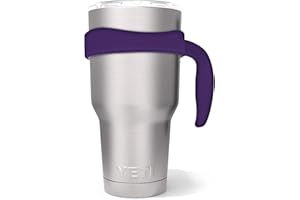 Tumbler Handle for YETI 30oz Rambler Cup, ALIENSX Anti Slip Travel Mug Grip Holder for Yeti Rambler, Ozark Trail, Rtic, Beast