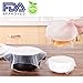 WETONG Silicone Stretch Lids,10 Pack Silicon Lids and Food Covers -Various Sizes and Shape of Containers, Reusable, Durable and Expandable Food Covers, Keeping Food Fresh, Dishwasher(Blue)