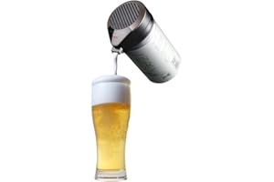 GREEN HOUSE "Ultrasonic Type One Touch Beer Server GH-BEERM-BK (Black)【Japan Domestic Genuine Products】 【Ships from Japan】