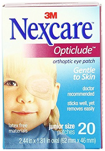 Nexcare Opticlude Orthoptic Eye Patches, Junior Size, 20-Count